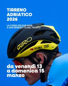 La città accoglie la tappa finale della Tirreno-Adriatico