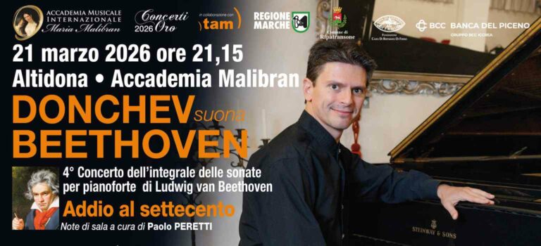 DONCHEV suona BEETHOVEN. Addio al settecento IV concerto
