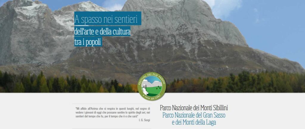 è il Festival dei due Parchi. A spasso nei sentieri … dell’arte e della cultura tra i popoli