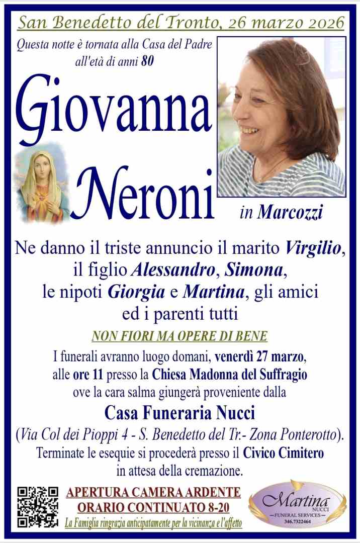 Giovanna Neroni in Marcozzi