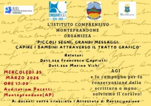 Monteprandone, un seminario per ‘leggere’ i bambini attraverso la scrittura