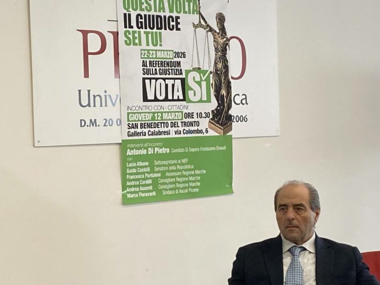 Referendum sulla Giustizia, Antonio Di Pietro: ‘perché Sì’