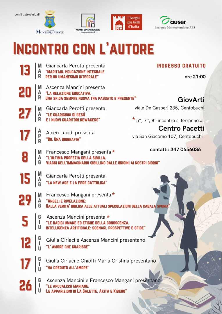 Al via la rassegna letteraria ‘Incontro con l’autore’