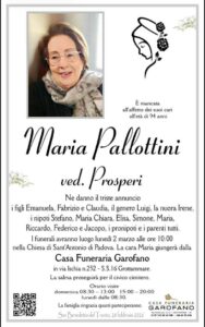 Maria Pallottini ved. Prosperi
