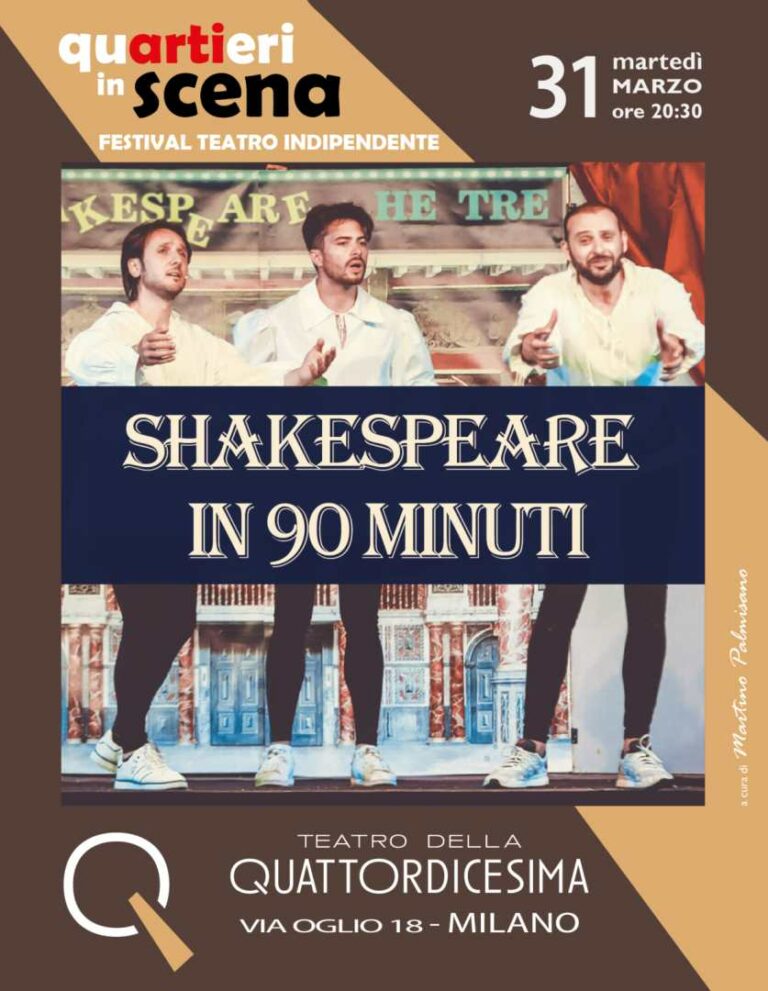 Tutto Shakespeare in 90 minuti