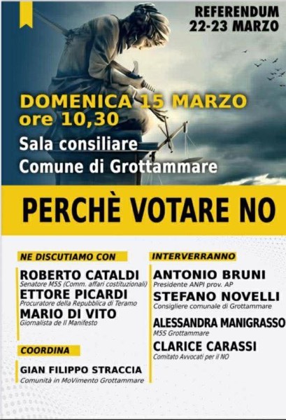 Referendum sulla Giustizia, perché NO