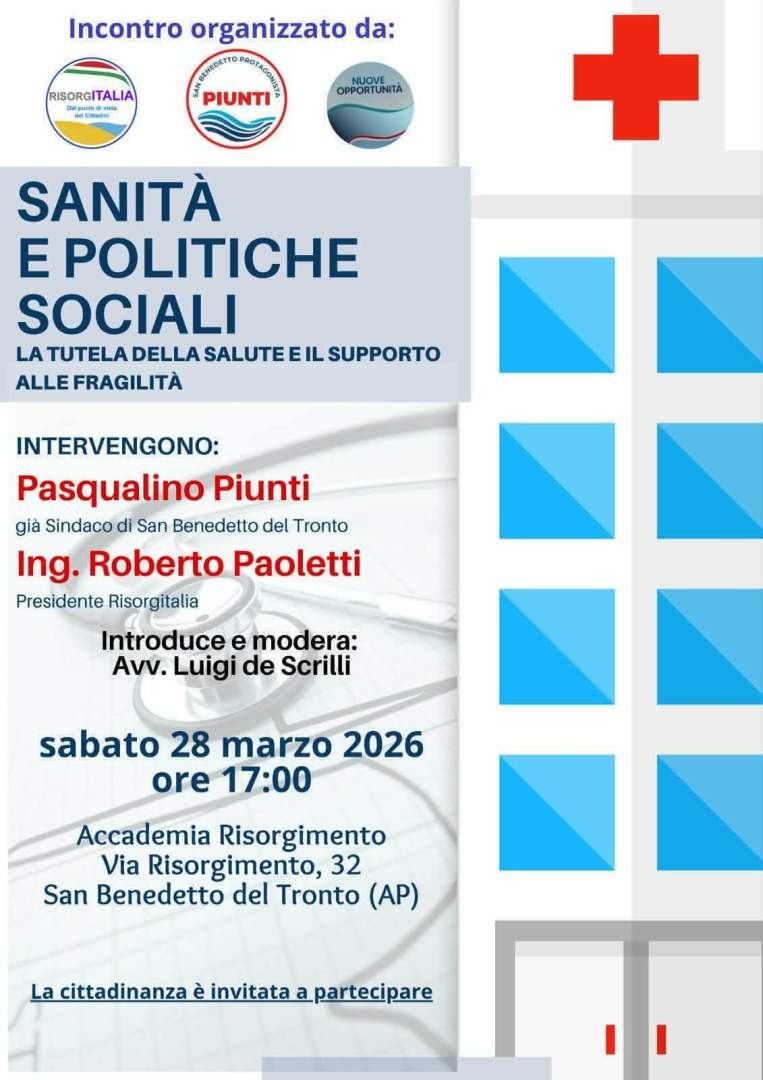 Pasqualino Piunti, ‘Sanità e Politiche Sociali’