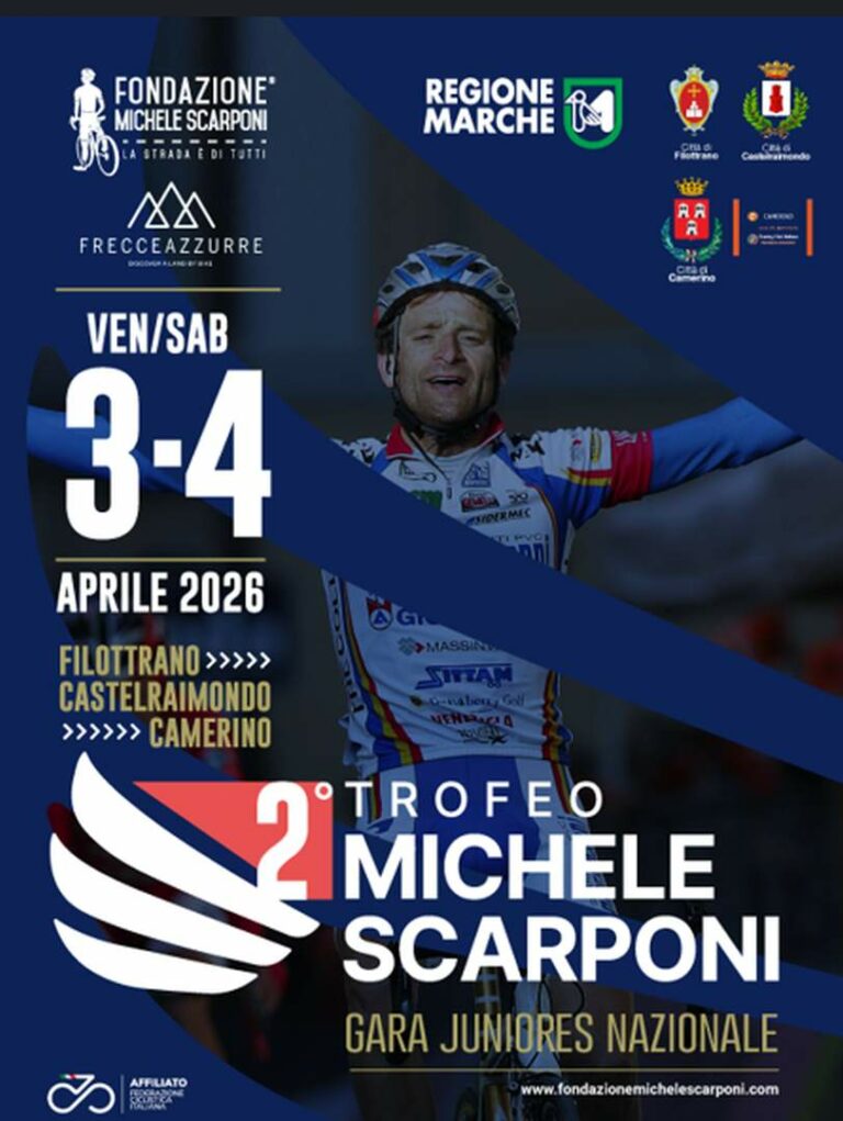 Michele Scarponi, un ricordo che corre sulle strade delle Marche