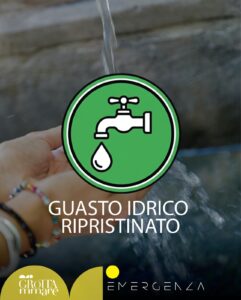 Guasto idrico ripristinato