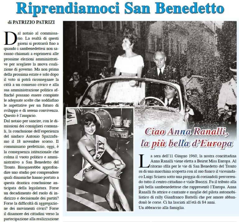 Riprendiamoci San Benedetto