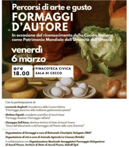Formaggi d’autore: un percorso tra storia del territorio, arte e gusto
