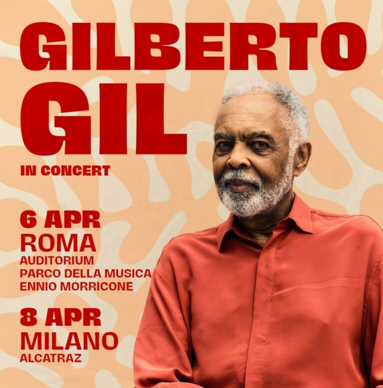 Gilberto Gil dal vivo a Roma e Milano