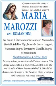 Maria Marozzi ved. Romandini