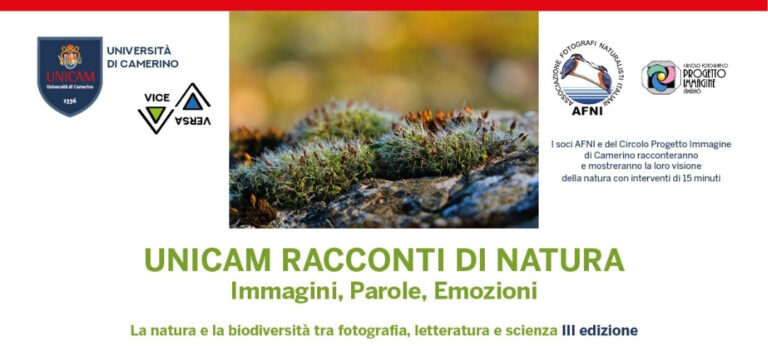 Al via ad UniCam la terza edizione di Racconti di Natura
